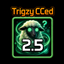 Trigzy CCed logo