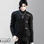 Adult - Asymmetrical buckled top with sleek dark gothic edge logo