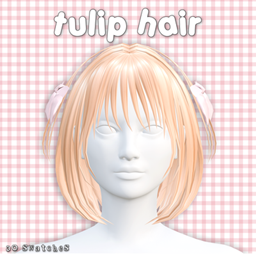 [khlia] tulip hair + bow project image