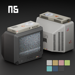 Retro TV with DVD Player logo