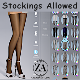 Stockings Allowed for Higher Heels logo