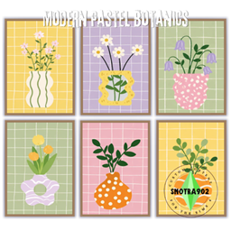 Modern Pastel Botanics logo