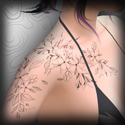 "Petal Drift" Tattoo logo