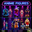 Anime figures by TecnoSimmer logo