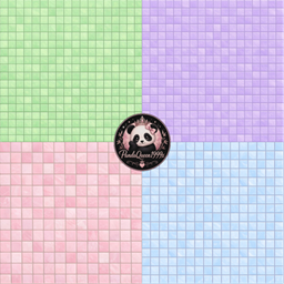 Pastel Harmony – 4‑Tile Set logo