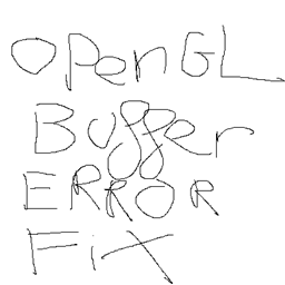 OpenGL Buffer Error Fix logo