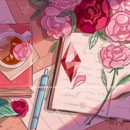 [Miss-K-Lo] - Rosy Script & Tea - Loading Screen project image