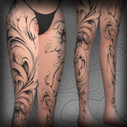 "Baroque Flourish" Tattoo project image