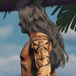 MH Long Wavy Hair For Male logo