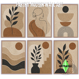 Earthy Modern Wall Art project image