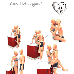 Can I kiss you? logo
