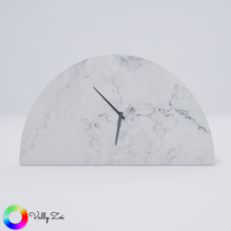 Terra Arc Marble Table Clock logo
