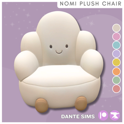 Nomi plush chair logo