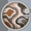moonmoonsim round rug 2026.17 logo