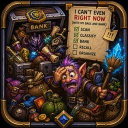 I Can't Even Right Now (With My Bags and Bank) logo