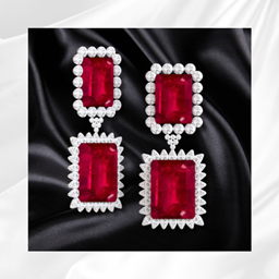 Ruby Diamond Calais Earring project image