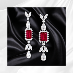 Ruby Diamond Calais Earrings v3 project image