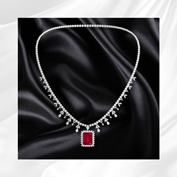 Ruby Diamond Calais Necklace project image