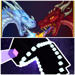 Wither storm with Ice and Fire logo