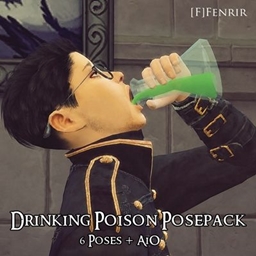 [F] Drinking Potion Posepack project image