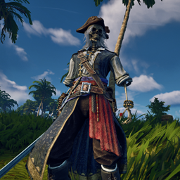 Skeleton pirate  - player character mesh replacement project image