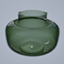 Olive Aura Glass Vase  logo
