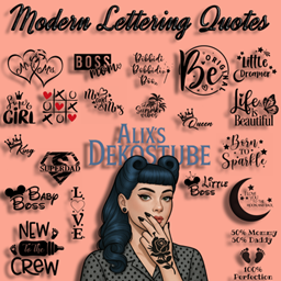 Modern Lettering Quotes logo
