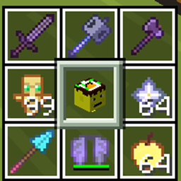 BattryLeaf's 3x3 Hotbar logo