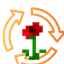 Oops All Flowers logo