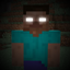 Scary Herobrine From The Fog logo