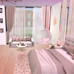 Soft pink bedroom project image