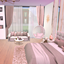 Soft pink bedroom logo