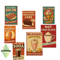 Vintage Restaurant Posters project image