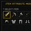 Item attributes and changer logo