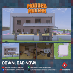 Modded Modern House #16 (With Furnitures) logo