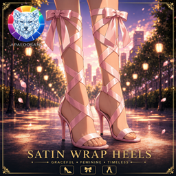 👠Satin Wrap Heels project image