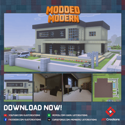 Modded Modern House #18 (With Furnitures) logo