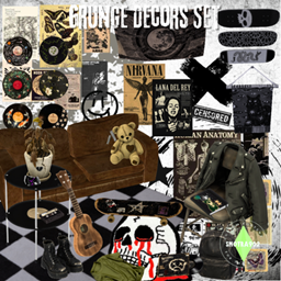 Grunge Decors Set logo