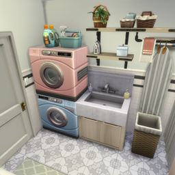 Spring Themed Laundry Room logo
