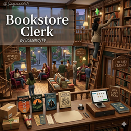 Bookstore Clerk by BosseladyTV - Tradução PTBR