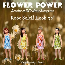 Dress Sundress//Look 70'//Recolor Children Dress basegame project image
