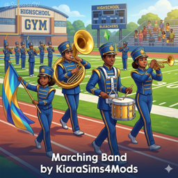 Marching Band by KiaraSims4Mods - Tradução PTBR