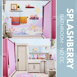 Splashberry Bathroom - No CC logo