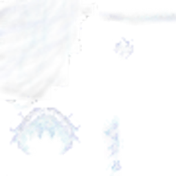 white dyble mermaid tail logo