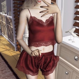 Eva cami lace set by tslok logo
