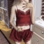 Eva cami lace set by tslok logo