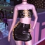 Skye Latex latex dress chains by tslokd logo
