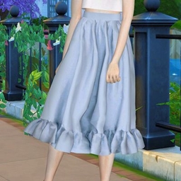 Wonder Ruffled bow skirt by tslok project image