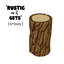 Rustic as it gets Stool logo