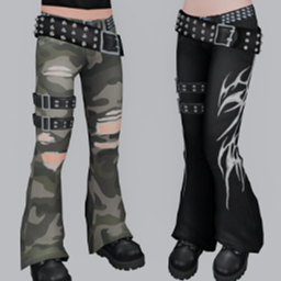 Punk Revival Double Belted Flares [M+F Set] project image